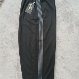 Needles track条纹HD蝴蝶绣花运动休闲日系阔腿长裤飞鼠裤男女款