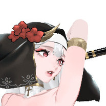 汤圆衣铺原创设计 很那个的ThornSin修女游戏cosplay套装3.0