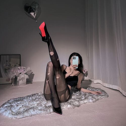 汤圆衣铺 狠撕扯 诱惑手撕丝袜破洞性感开档黑丝女丝袜