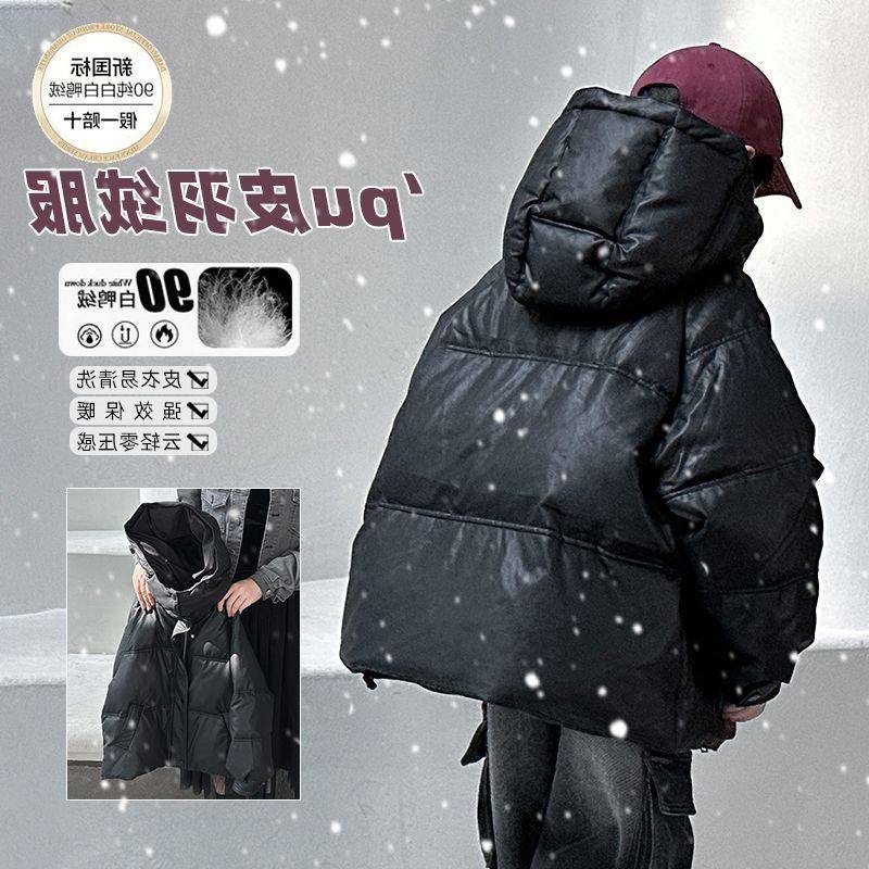 男童白儿童冬装2025羽绒服羽绒