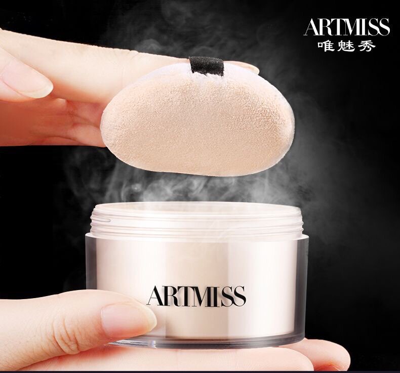 唯魅秀彩妆大容量蜜粉定妆粉散粉珠光粉遮瑕控油持久定妆防水30g