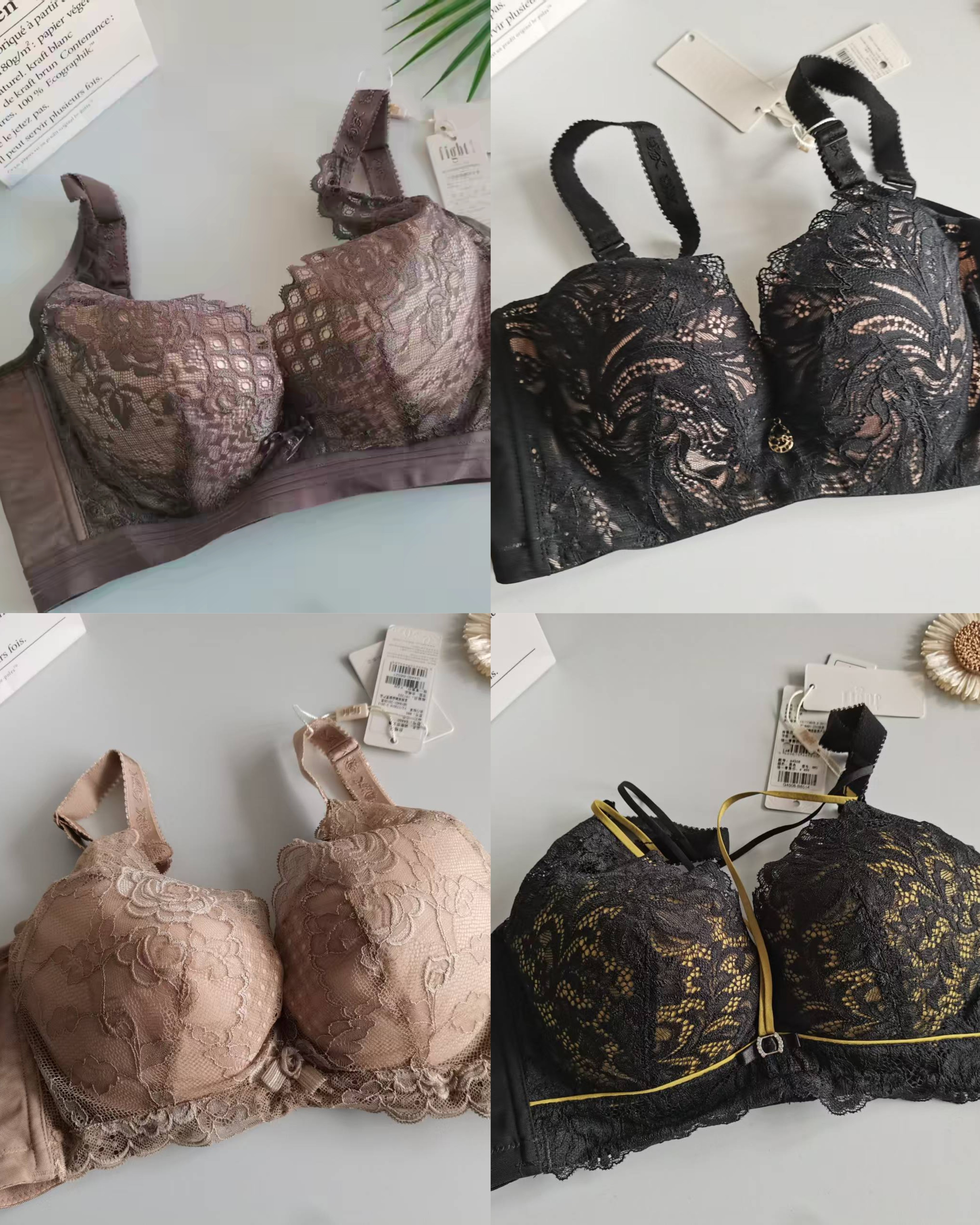 撤柜~绯格贝缇中厚85B杯内衣女有钢圈收副乳聚拢小胸调整型文胸