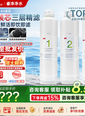 3M净水器EYE-R40 厨房反渗透无桶纯水机全套滤芯 通用LR400-JX90
