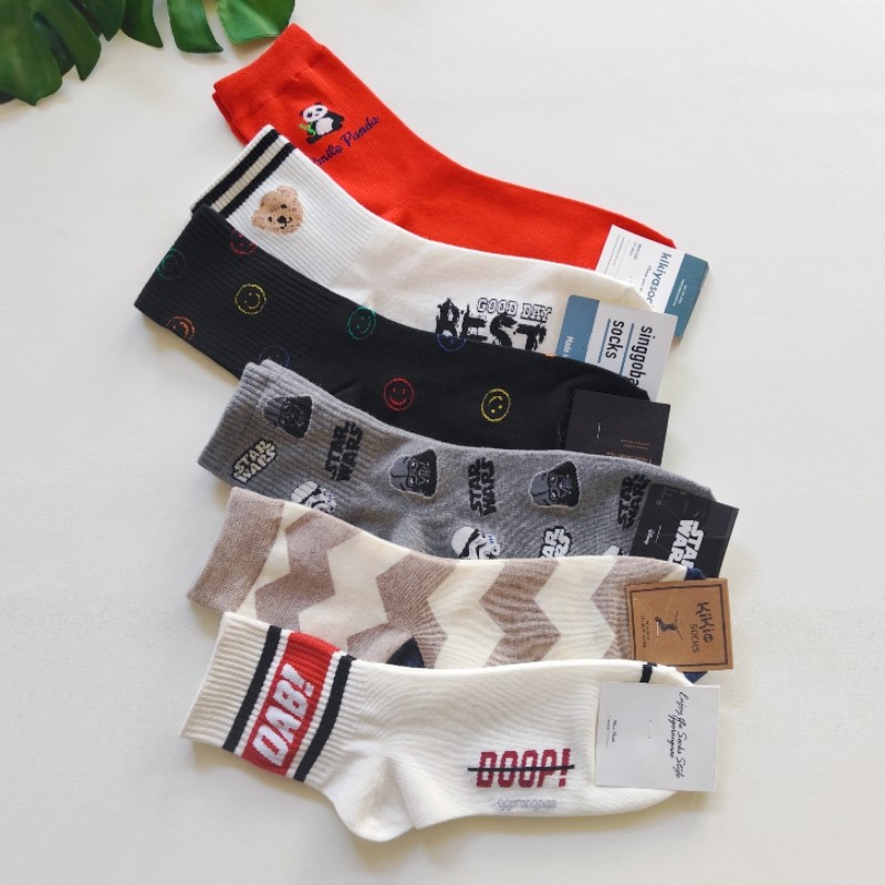 【断款特惠】四季休闲各式各样各色各款男士棉短袜/船袜/矮腰短袜