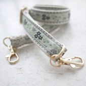 原创手工刺绣可调节女包包带子替换带民族风包背带配件单肩斜挎