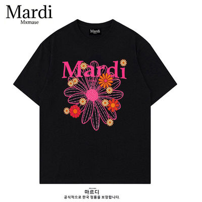 Mardi Mxmase【金高银同款】2026夏小雏菊T恤短袖宽松上衣男女款