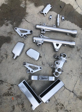 本田摩托车VF750C Magna马格纳前后减震 脚踏支架 上下三星 轮毂