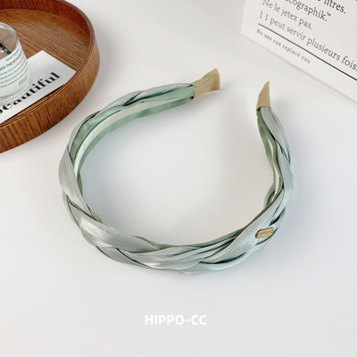 麻花高颅顶发箍女百搭