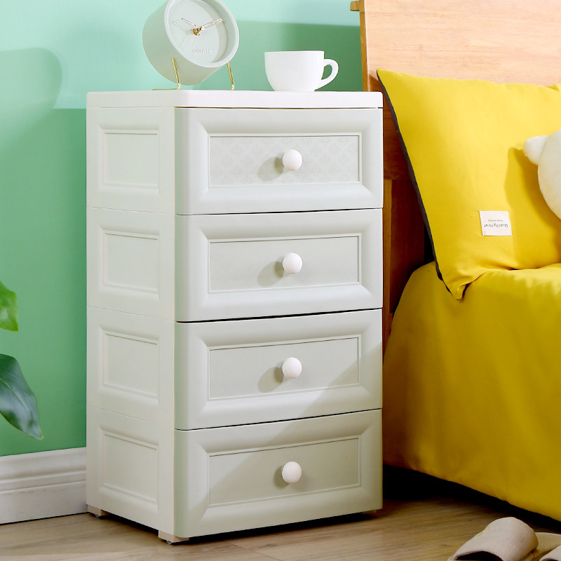 加厚抽屉式收纳柜子家用客厅多层衣服整理柜零食储物柜卧室床头柜,收纳整理,鞋柜,淘宝优惠券,粉丝福利购,淘宝优惠卷