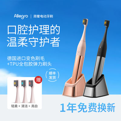 Allegro爱丽歌电动牙刷圣诞好礼成人男女士高级磁吸底座情侣礼物