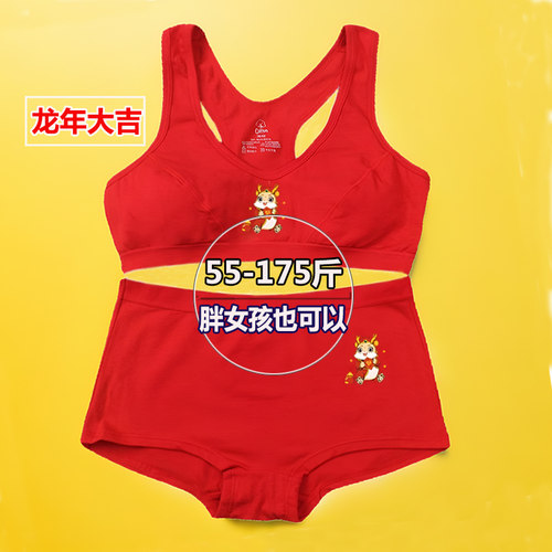 女童本命年内衣套装大码少女文胸