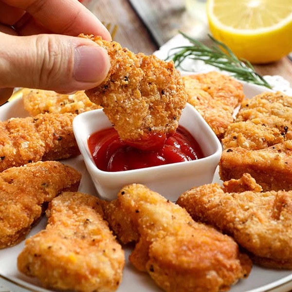 松珍素食香辣小鸡腿240g*2包仿荤小鸡腿炸鸡腿爱之素佛家素菜斋菜