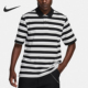 耐克正品 翻领条纹运动短袖 休闲透气春季 Nike 新款 男士 FN3897 010