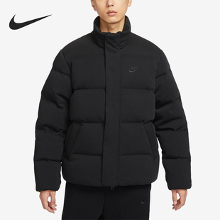 新款 Nike 耐克正品 冬季 男子简约保暖运动休闲立领棉服FB7855