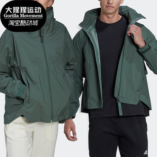 新款 秋季 男女运动连帽夹克外套HG6038 阿迪达斯正品 Adidas