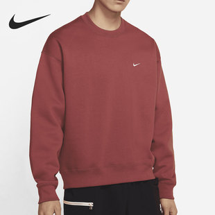 DA0318 男子加绒圆领简约针织运动休闲卫衣 661 耐克正品 Nike