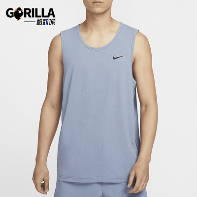 耐克男士柔软无袖背心运动T恤