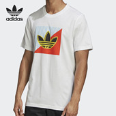 T恤 Adidas FM3389 LOGO T男子短袖 阿迪达斯正品 三叶草DIAGONAL