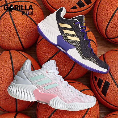 Adidas/阿迪达斯正品PRO BOUNCE 2018 LOW男女篮球鞋IG4493