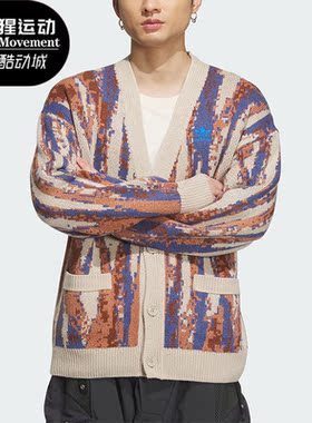 Adidas/阿迪达斯正品三叶草男女时尚经典针织运动外套IX7818