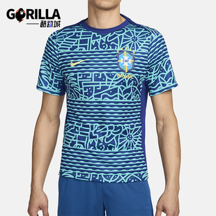 Dri 新款 FIT男士 透气休闲短袖 445 Nike 足球上衣FJ2723 耐克正品