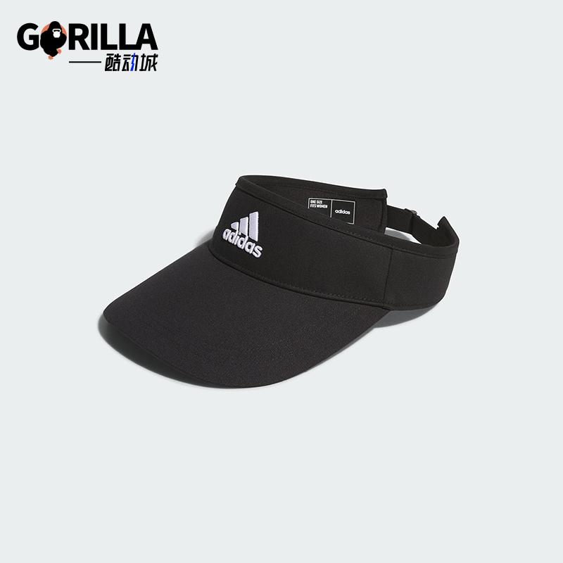阿迪达斯女士运动遮阳空顶帽