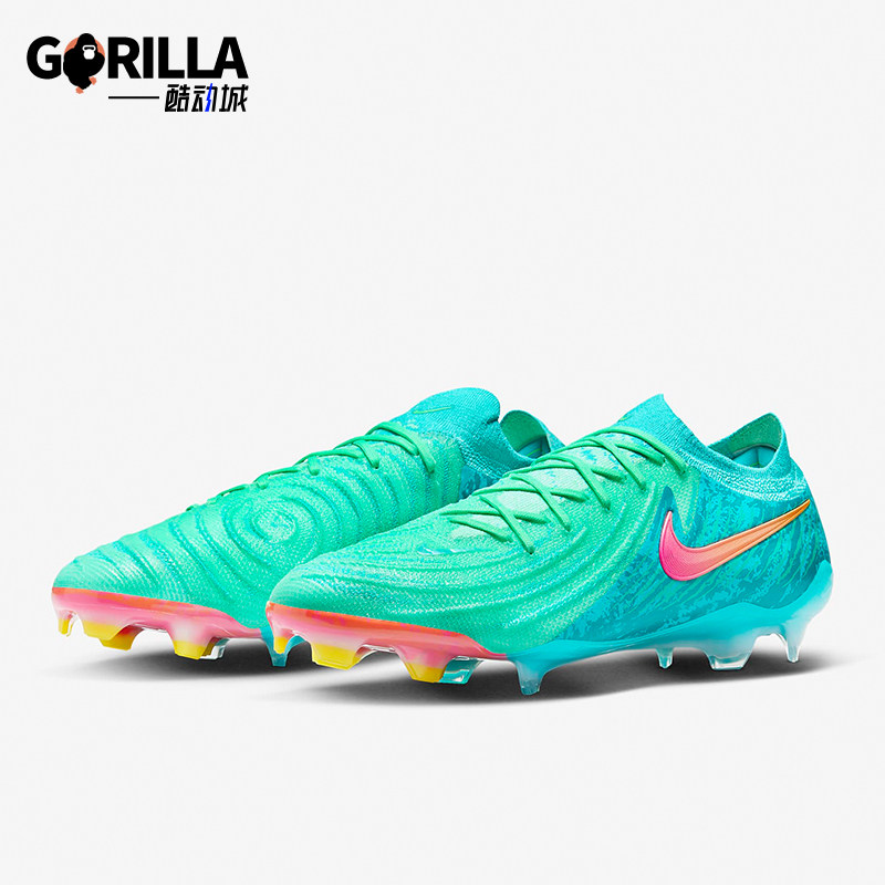 Nike/耐克正品PHANTOM GX II男士FG长钉低帮足球鞋FJ2560-300