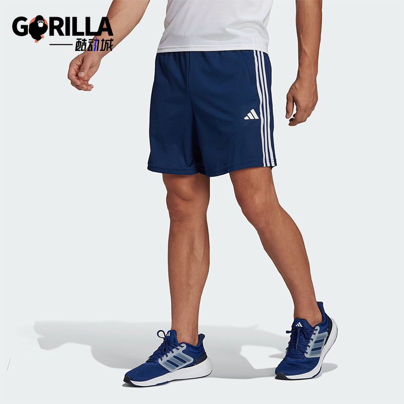 阿迪达斯男士运动宽松短裤