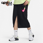 半身裙HJ1513 Sportswear女士宽松开叉工装 010 耐克正品 Nike