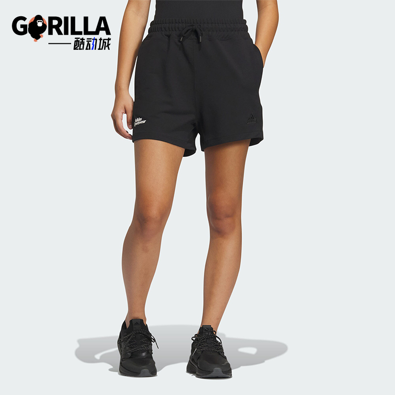 阿迪达斯女士宽松休闲短裤