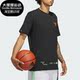 雷杨男子印花篮球运动上衣短袖 Adidas 阿迪达斯正品 T恤II7795