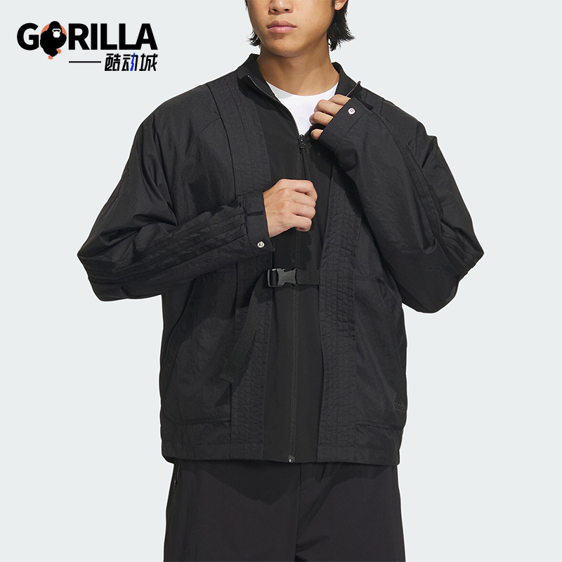 阿迪达斯男士运动夹克外套