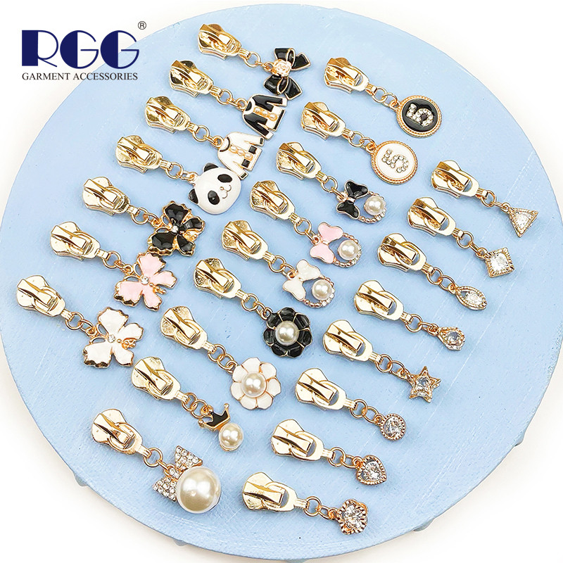 5#金属拉链拉头装饰头配件小香风女装衣服包包拉锁头可爱吊坠挂件,居家布艺,拉链,淘宝优惠券,粉丝福利购,淘宝优惠卷