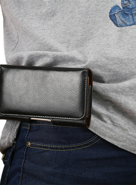 真皮荣耀V3穿皮带腰包适用华为magicV3挂腰皮夹壳V2磁吸V横款magicVS2背夹保护套男别腰袋老人至臻版折叠商务