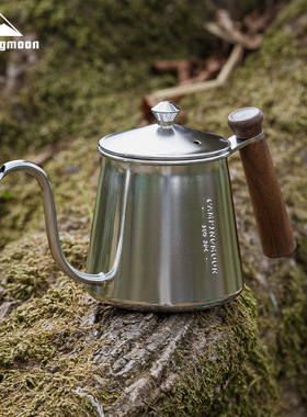 柯曼咖啡手冲壶304不锈钢一体工艺长嘴细口壶 户外水壶咖啡壶SW-3