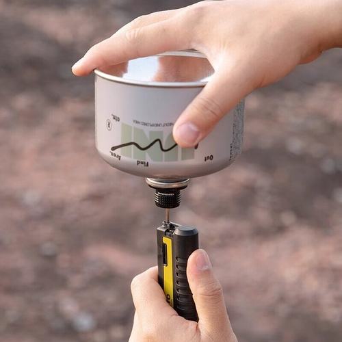 柯曼扁气罐打火机充气转接头