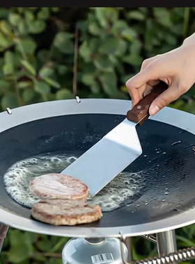 柯曼铁板烧料理铲不锈钢304煎牛排专用 MS-29煎饼煎蛋多功能铲刀