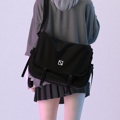 YONAIGA+简约通勤斜挎包复古