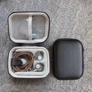有线耳机收纳包抗压盒便携拉链EVA多功能大腔体耳塞保护套小包