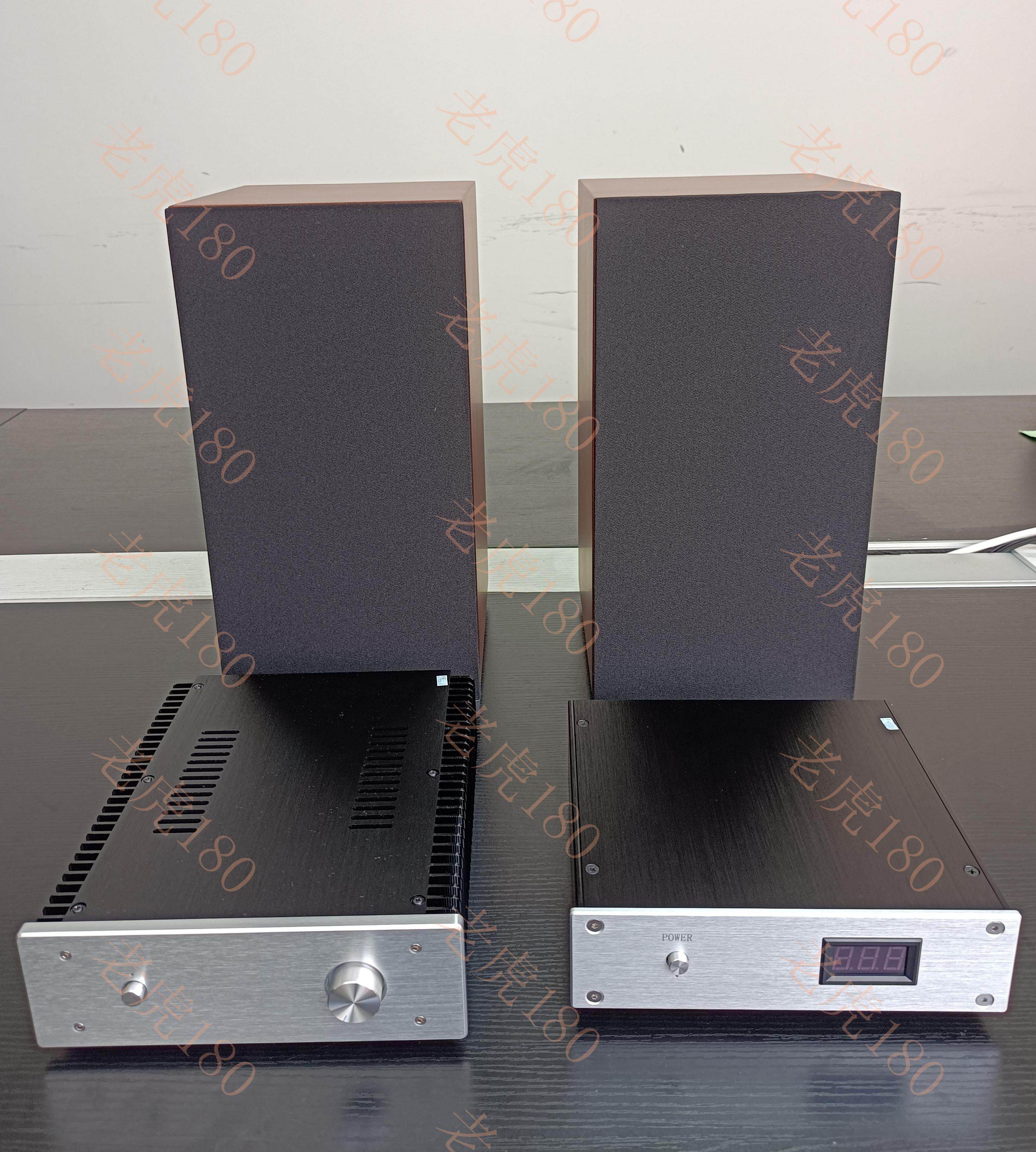 家用5.5寸成品电子二分频音箱功放套装及升级款配置，老虎180设计