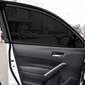 汽车防蚊纱窗遮阳帘通风车窗防蚊虫网纱蚊帐车用隔热遮光帘防晒帘