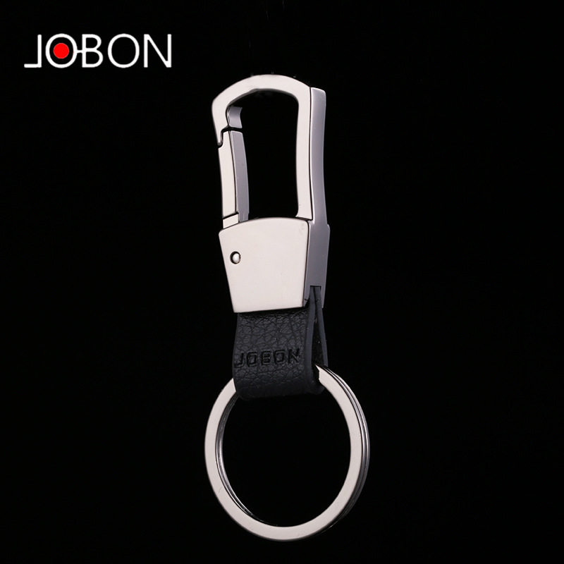 jobon中邦汽车钥匙扣男腰挂锁匙扣简约钥匙圈创意车匙扣匙链跨境