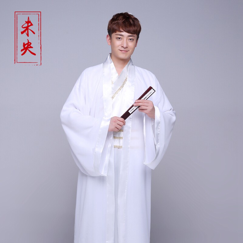汉服后羿服装男士书生装剑客大侠服侠士古装杨过侠客服装年会演出