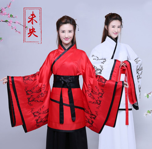 古代汉服男女曲裾国风古典短视频