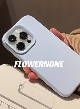 baby奶蓝色ins适用OPPOreno9pro手机壳14/13不包镜头reno12液态硅胶findx7防摔软壳x6简约新款防滑x8ultra