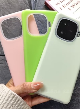 IQOO z11turbo果冻液态硅胶Z10 Turbo手机壳适用vivoIQOO12厚防摔13薄荷奶绿色IQOOneo9spro+耐脏8简约7se软
