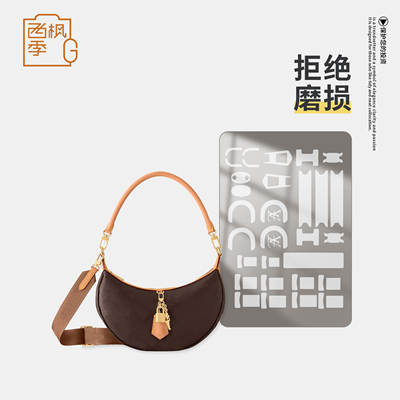 适用LV LOOPING手袋月亮包五金保护膜防磨损划痕刮花自粘透明贴膜