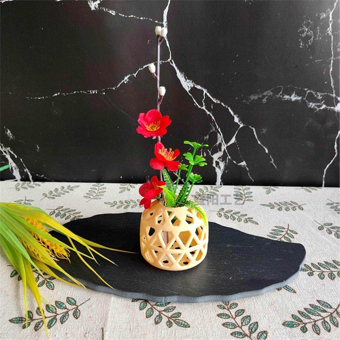 酒店婚宴发光树脂摆件