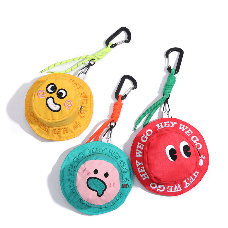 高尔夫小球包装球小包可装3颗球球包挂件可爱卡通表情包挂饰