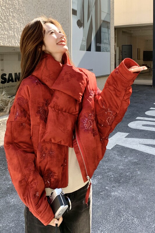 【现货】圣诞新年定制款重工棉服889A-P215-K345,女装棉衣/棉服,浙宝189